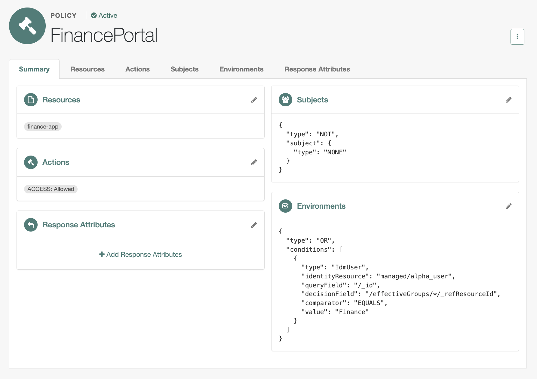 app policy decision idmuserpolicy