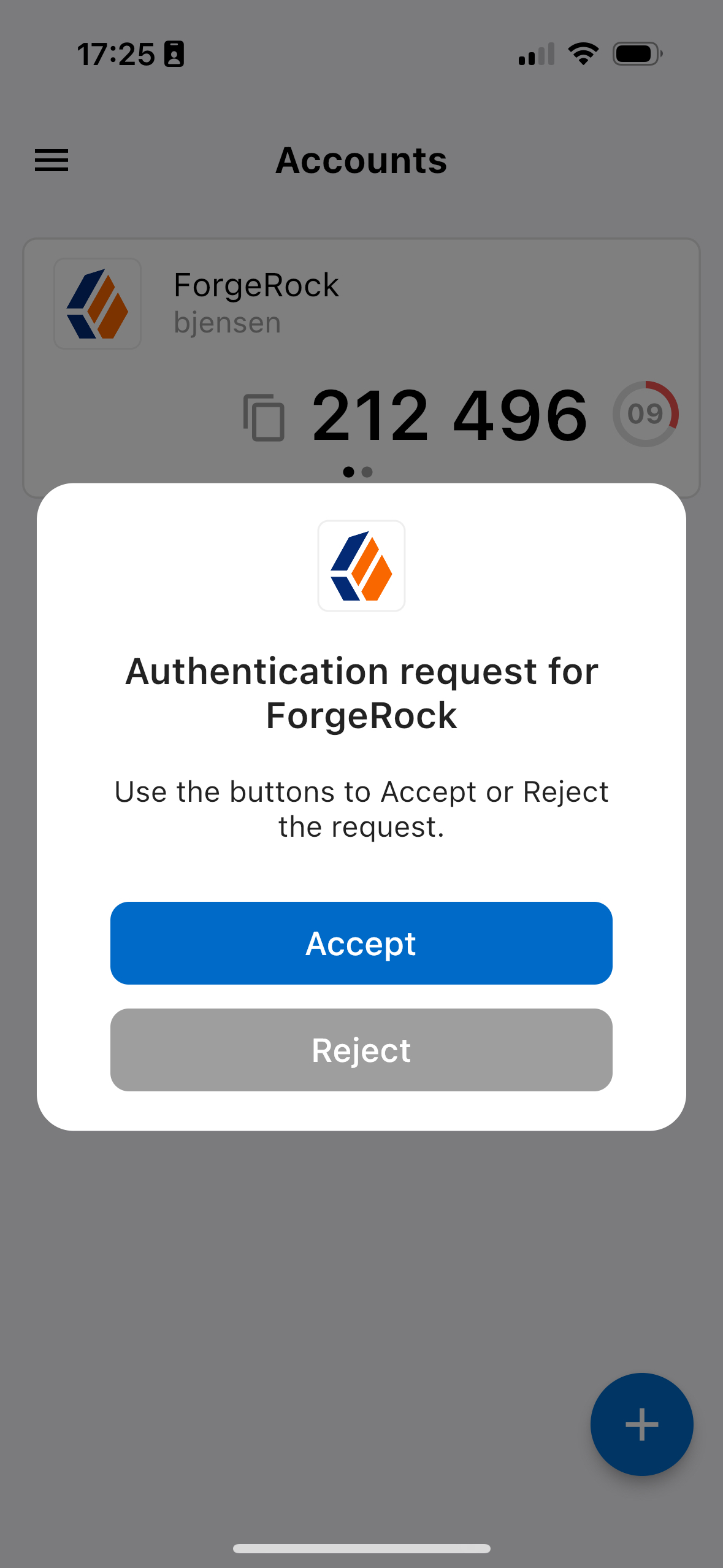 Tap to Accept