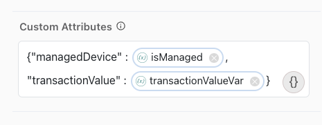 A screen capture of the Custom Attributes field in the Protect connector.