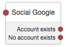 The Social Google node.