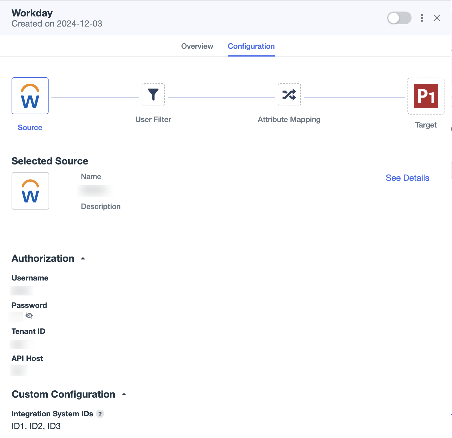 system id example