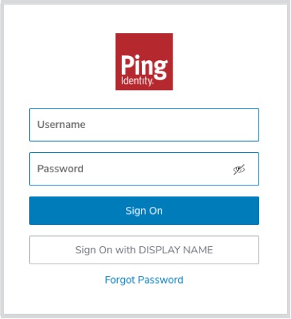 Screen capture of a sign-on page.