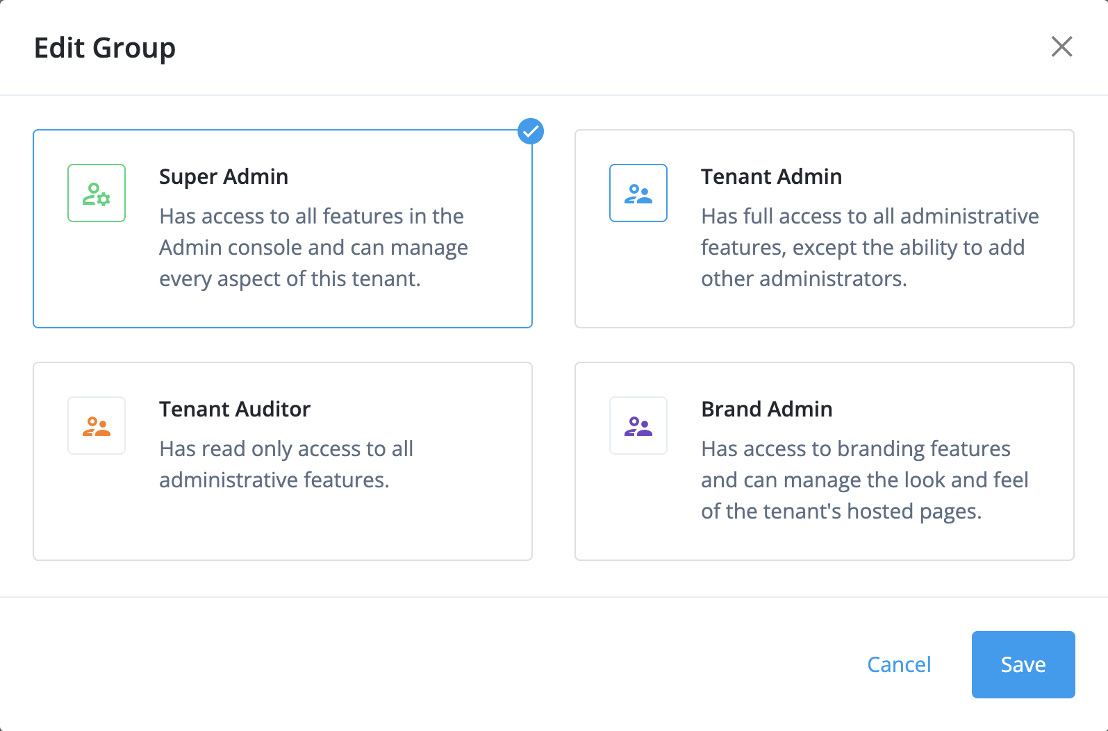 ui federation edit group access