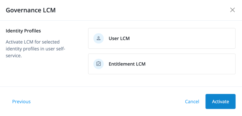 Enable Users LCM on the Requests page.