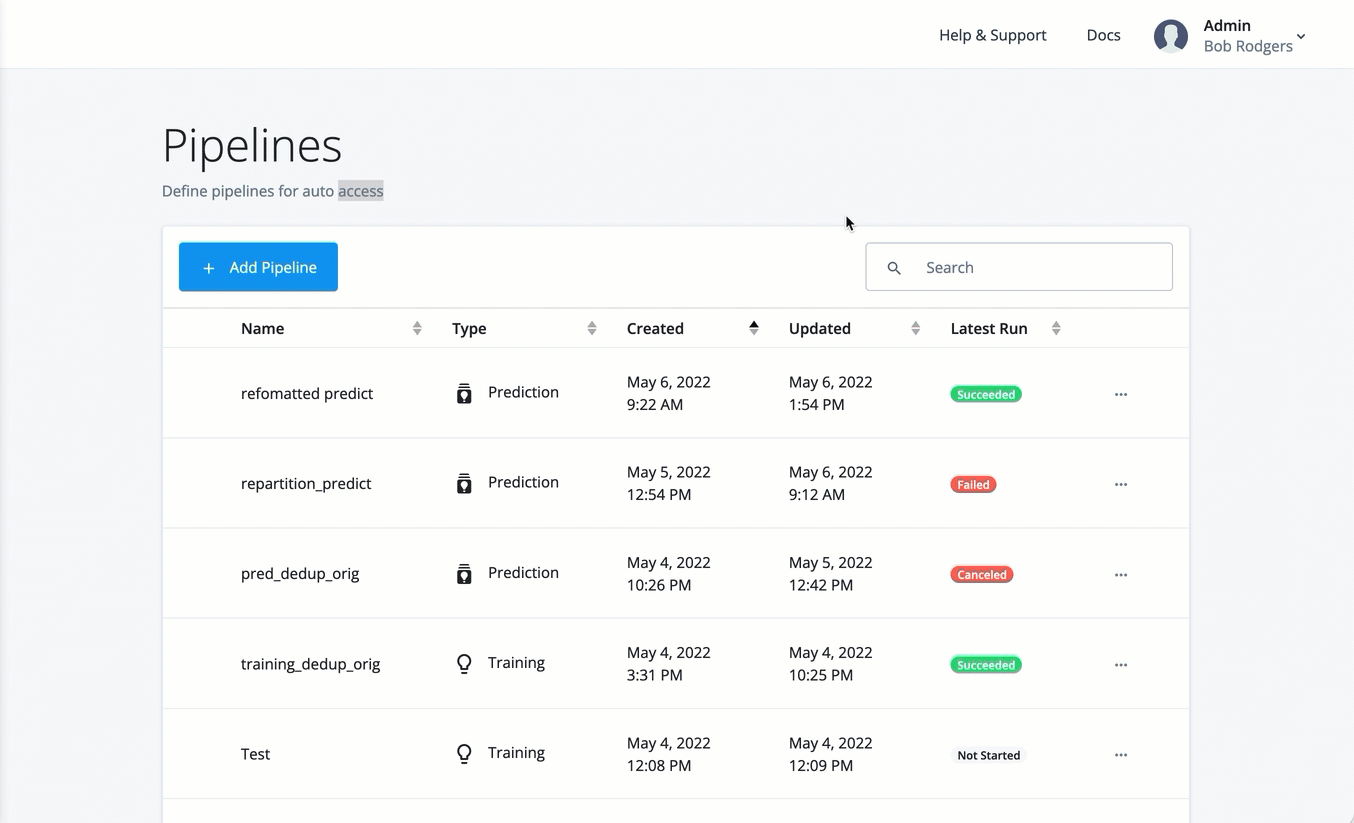 tune training models