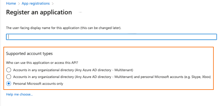 federation register an application