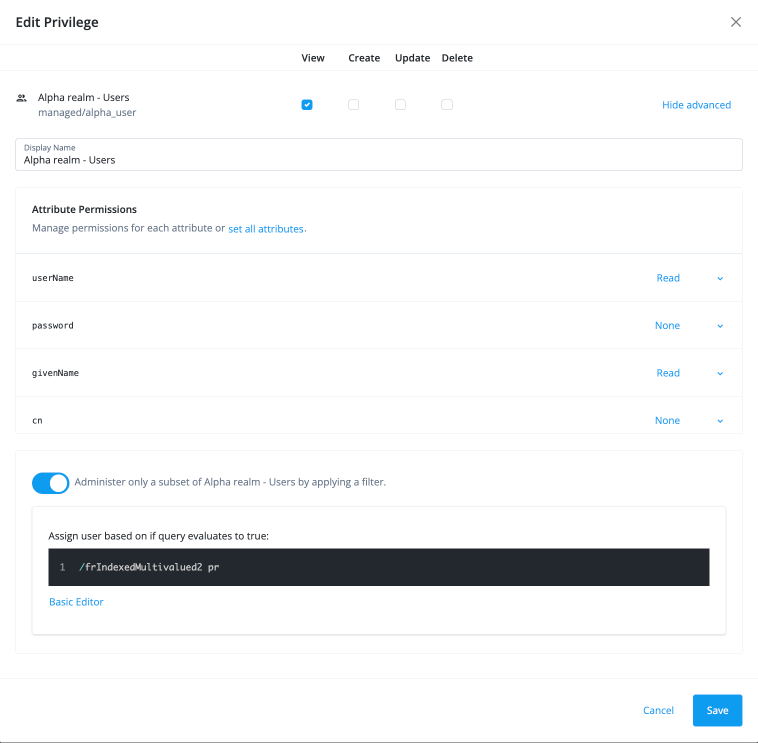 governance frindexedMultivalued2 rdvp