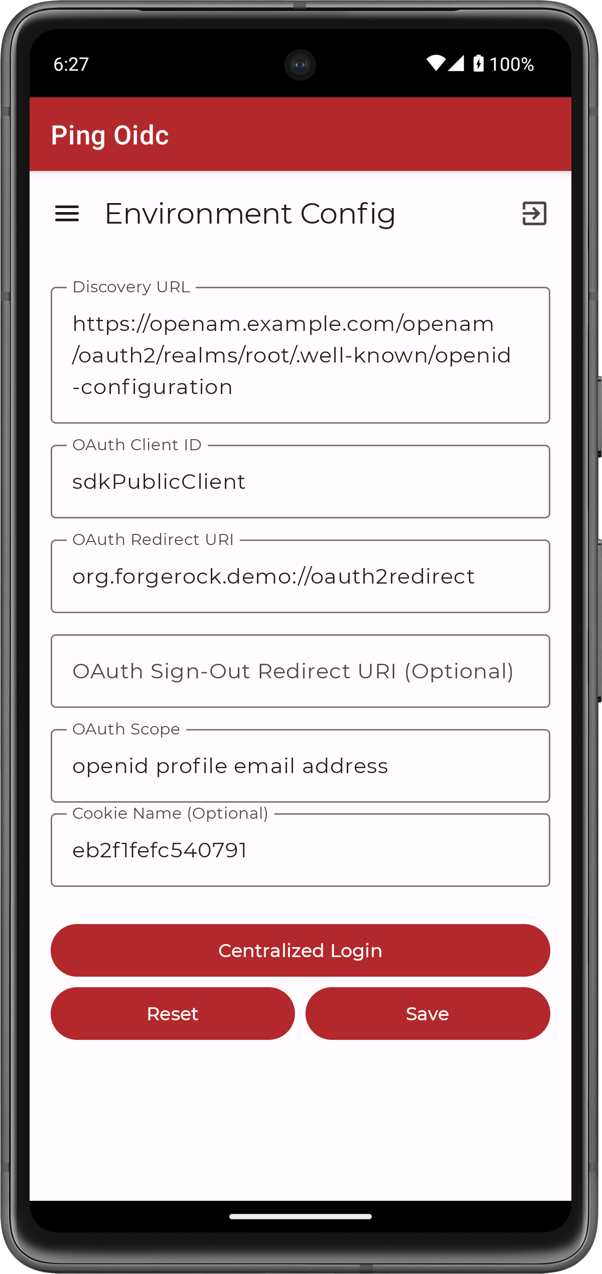 kotlin oidc app android am config